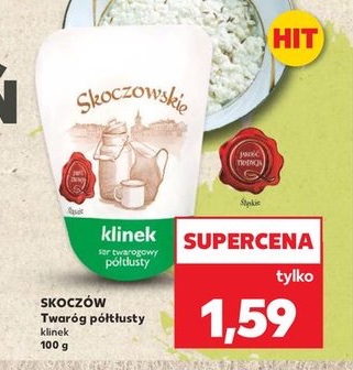 twaróg półtłusty klinek