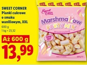 Pianki cukrowe o smaku waniliowym