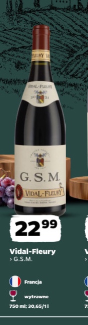 wino czerwone wytrawne G.S.M.