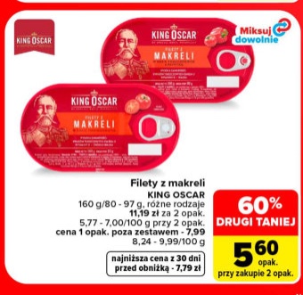 Filety z makreli
