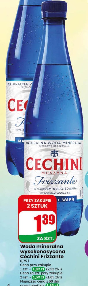 woda mineralna wysokoskoncentrowana Frizzante