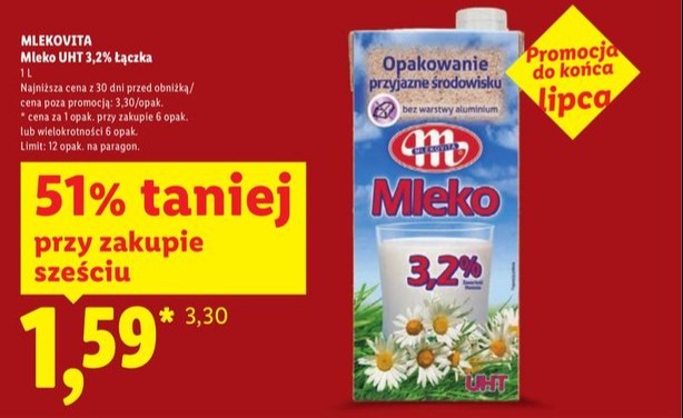 mleko UHT 3,2%