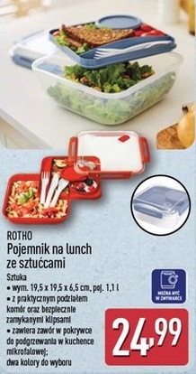 Pojemnik na lunch ze sztućcami