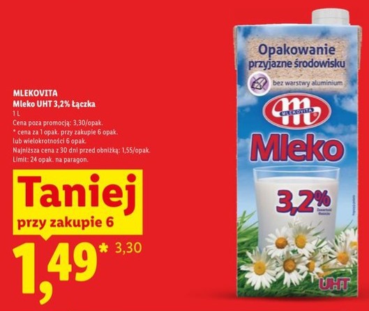 Mleko UHT 3,2%