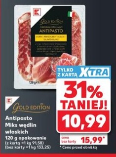 Antipasto mix wędlin włoskich