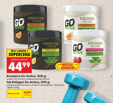 kreatyna lub Kolagen