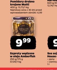 Szproty wędzone w oleju