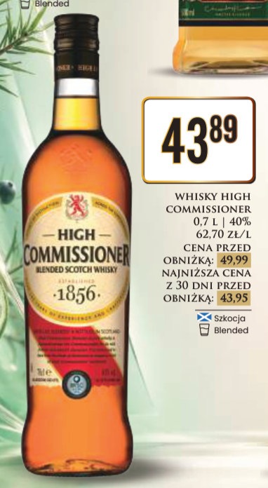 Whisky high commissioner
