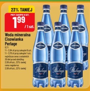 Woda mineralna Cisowianka Perlage
