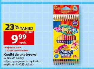 Kredki dwukolorowe