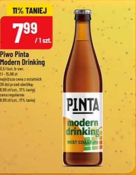 piwo Pinta Modern Drinking West Coast IPA