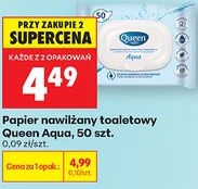 Papier nawilżany toaletowy Queen Aqua