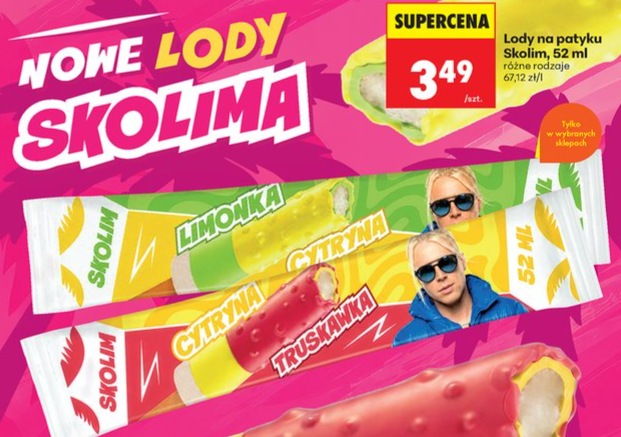 lody na patyku