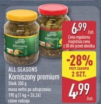 ogórki korniszon premium