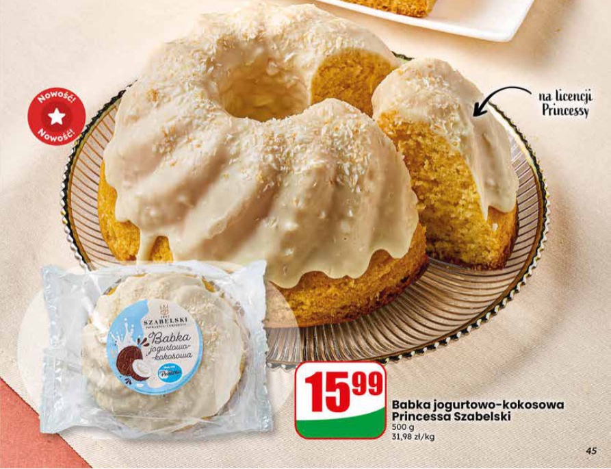 babka jogurtowo-kokosowa Princessa