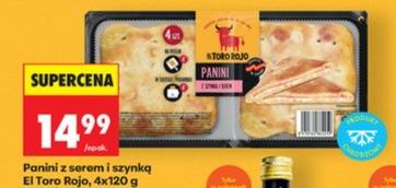 Panini z serem i szynką