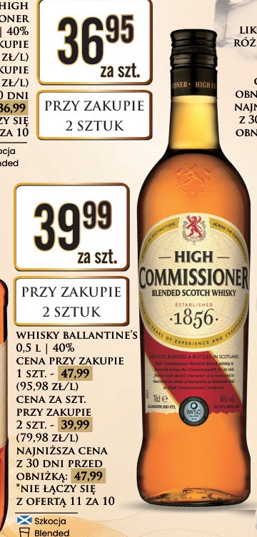 whisky high commissioner