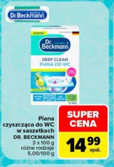 Piana czyszcząca do WC w saszetkach