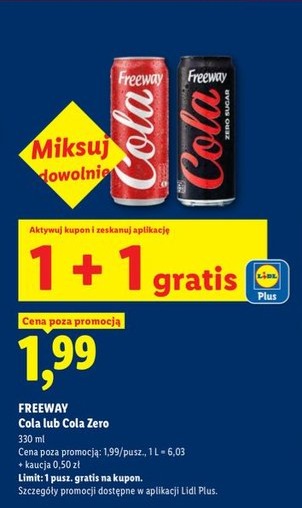 napój gazowany cola