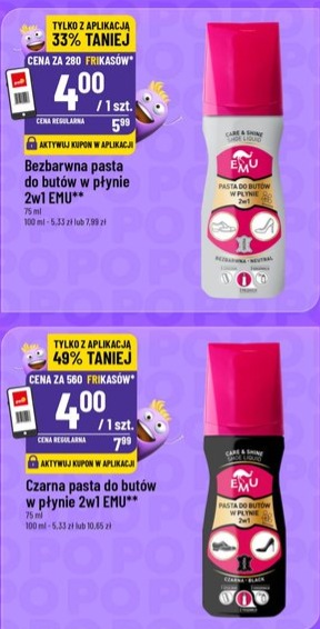 Pasta do butów w płynie 2w1
