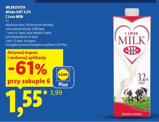mleko UHT 3,2%