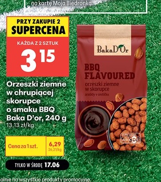 orzeszki ziemne w chrupiącej skorupce o smaku BBQ