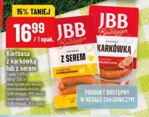 Kiełbasa z karkówką lub z serem