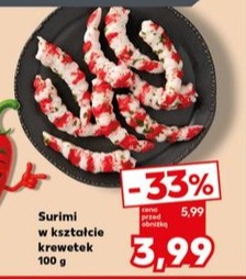Surimi w kształcie krewetek