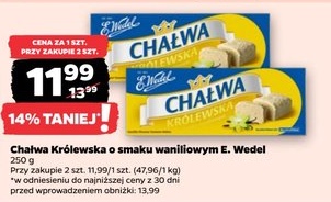 Chałwa królewska o smaku waniliowym