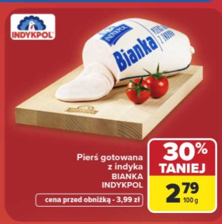 Pierś gotowana z indyka