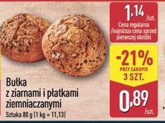 butka z ziarnami i płatkami ziemniaczanymi
