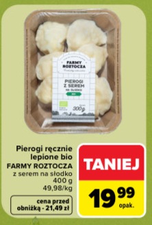 Pierogi ręcznie lepione bio z truskawkami