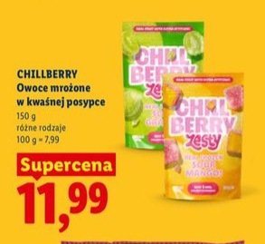 Owoce mrożone w kwaśnej posypce Zesty