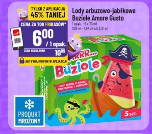 Lody arbuzowo-jabłkowe Buziole