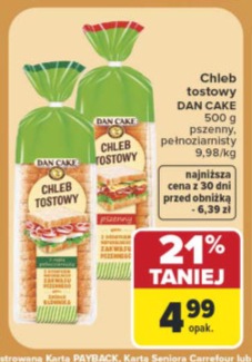 chleb tostowy pszenny pełnoziarnisty