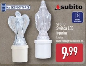 Świeca LED figurka