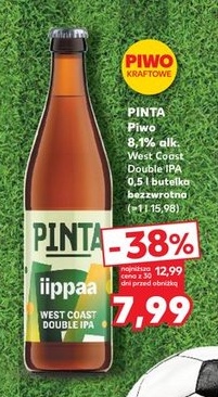 piwo 8,1% alk. West Coast Double IPA
