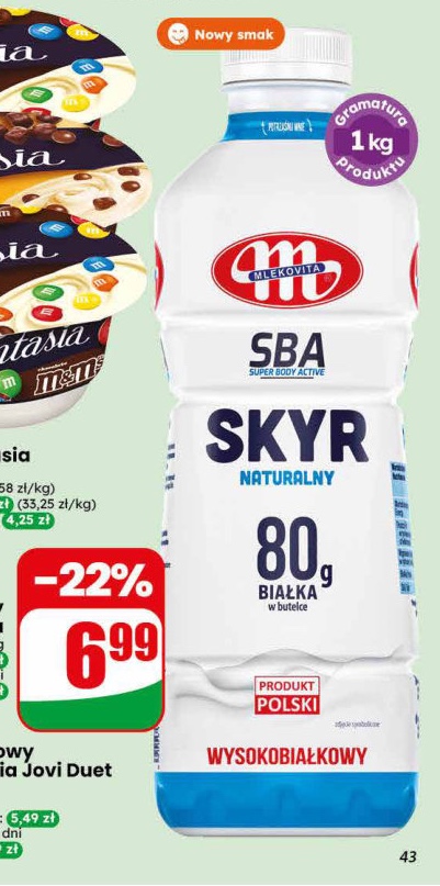 Jogurt pitny skyr naturalny