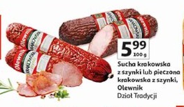 Sucha krakowska z szynki lub pieczona krakowska z szynki