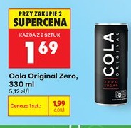 Napój gazowany cola zero