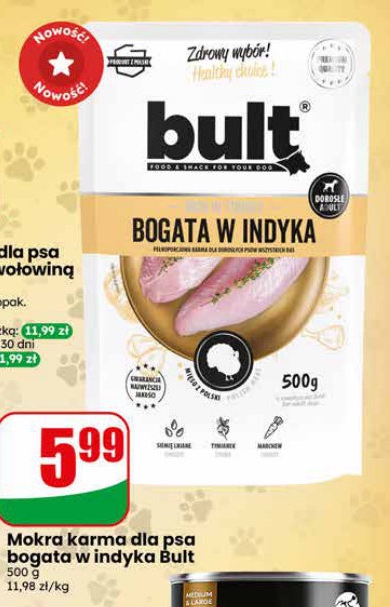 mokra karma dla psa bogata w indyka