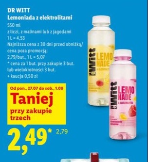 lemoniada z elektrolitami