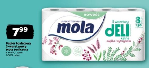 Papier toaletowy 3-warstwowy Delikatna