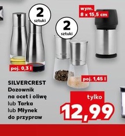dozownik na ocet i oliwę lub tarka lub młynek do przypraw