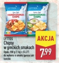 Chipsy w greckich smakach