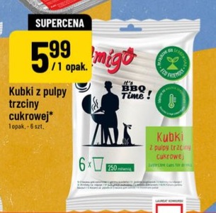 Kubki z pulpy trzciny cukrowej