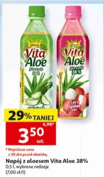 Napój z aloesem 38%