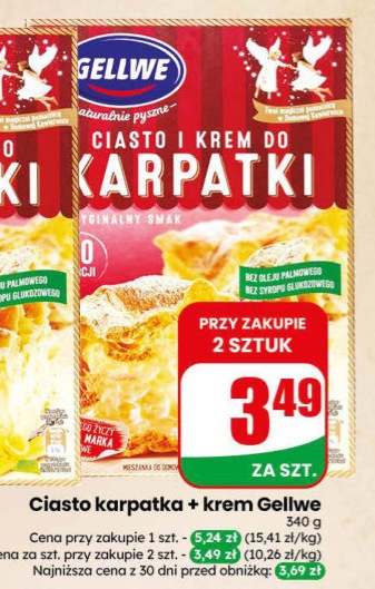 ciasto karpatka + krem