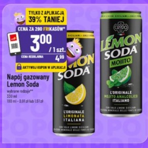 Napój gazowany Lemon Soda