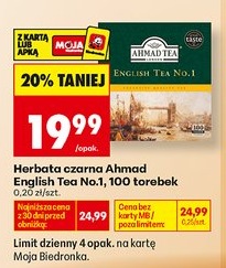 Herbata czarna Ahmad English Tea No.1